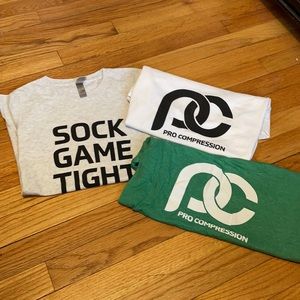 3 short sleeve shirts